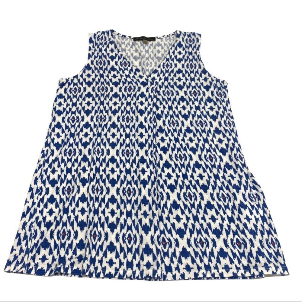 ROSE & OLIVE Blue sleeveless top size Small